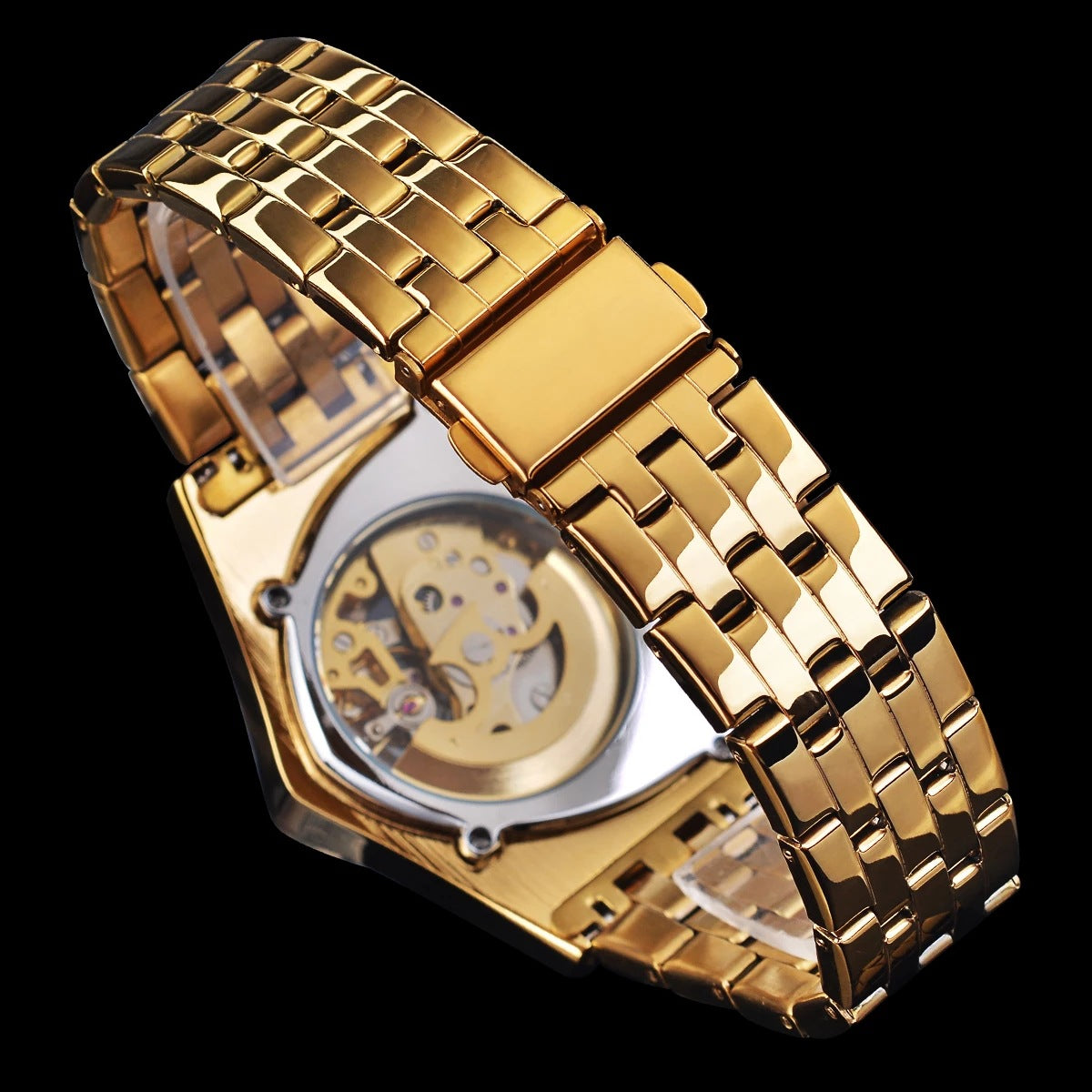 Watch Men's Stainless | Gold/ Black/Silver