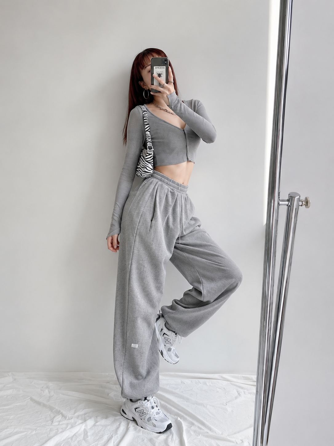 American-style Letter-print Casual Jogger Pants For Women