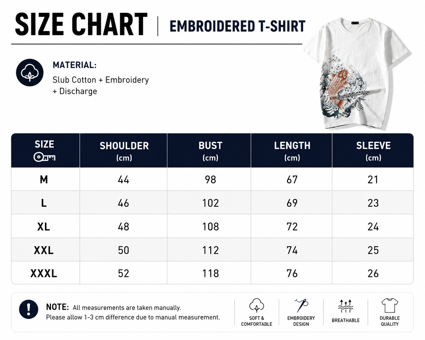 Embroidered T-shirt
