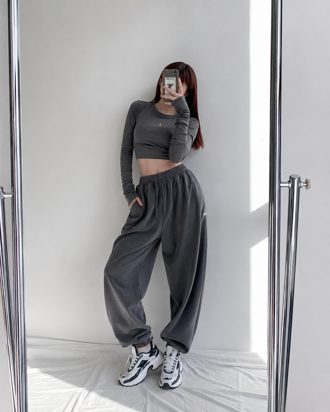 American-style Letter-print Casual Jogger Pants For Women