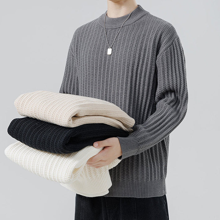 Men's Ribbed Knit Sweater