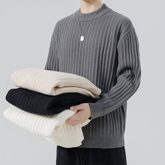 Men's Ribbed Knit Sweater