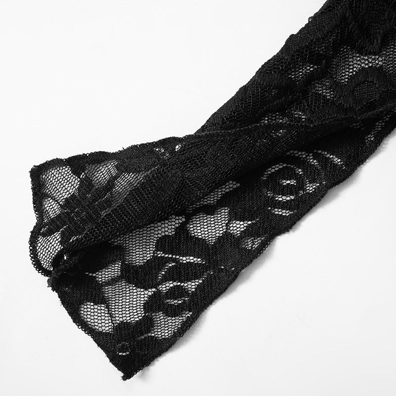 Women’s One Shoulder Lace Top