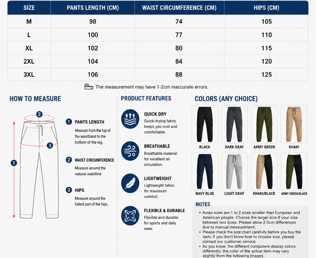 Sports Casual Quick-drying Overalls Men