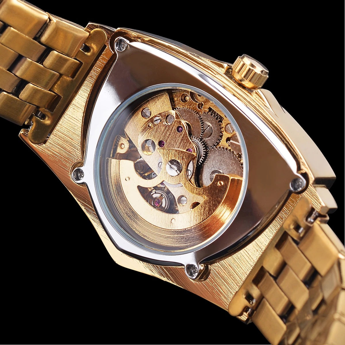 Watch Men's Stainless | Gold/ Black/Silver