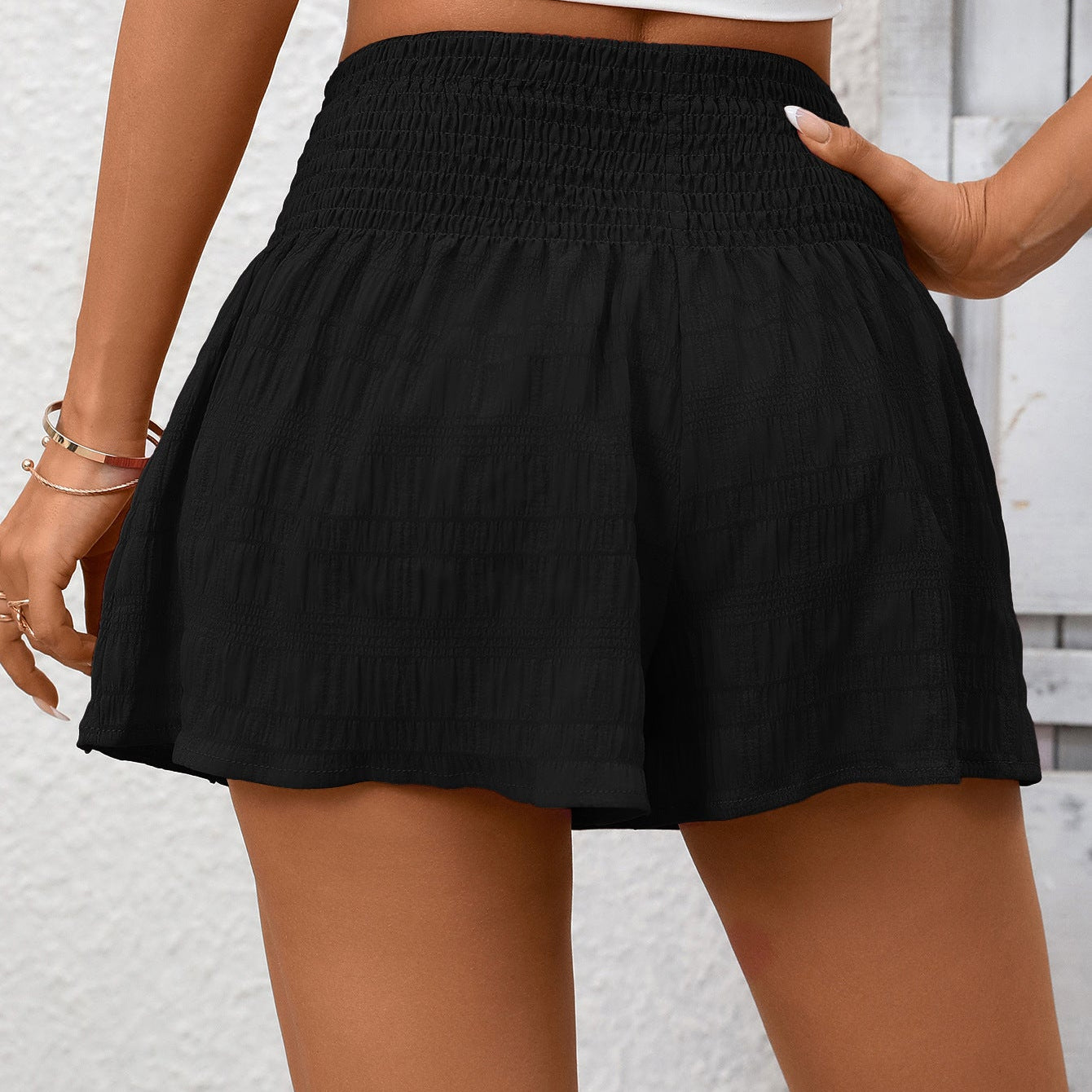 Women’s Y2K Pleated Drawstring Mini Skirt