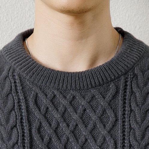 Men's Cable Knit Sweater