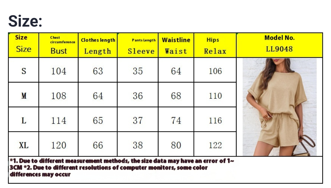 2-pieace Casual Suit Oversized Short Sleeve T-shirt Drawstring Shorts Casual Wear Sportswear