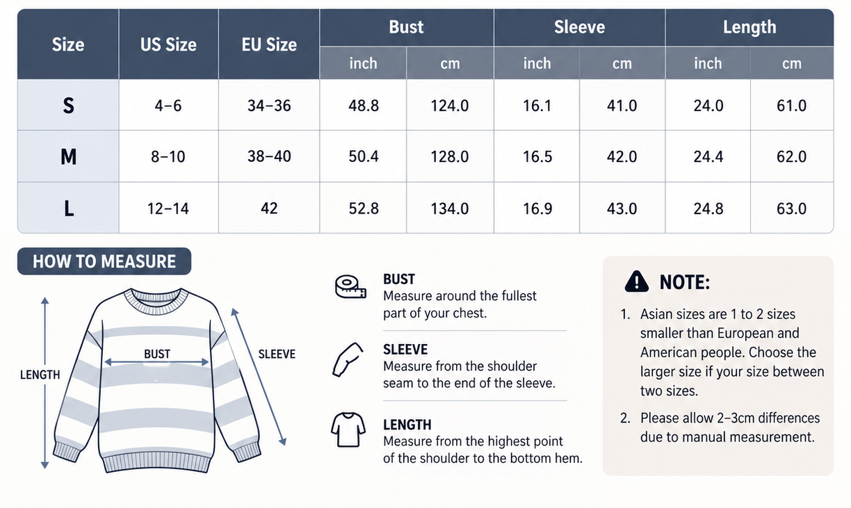 Loose Striped Pullover Sweater Fashion Versatile Long-sleeved Knitted Tops For Women Clothing