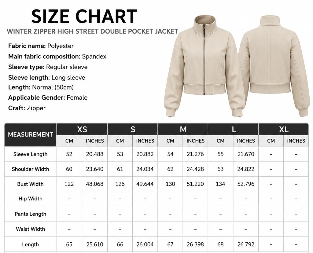 Winter Zipper High Street Double Pocket Oversized Loose Sweater