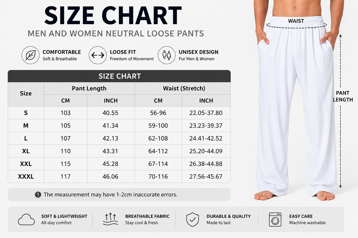 Men And Women Neutral Loose Performance Pants Hight Quality