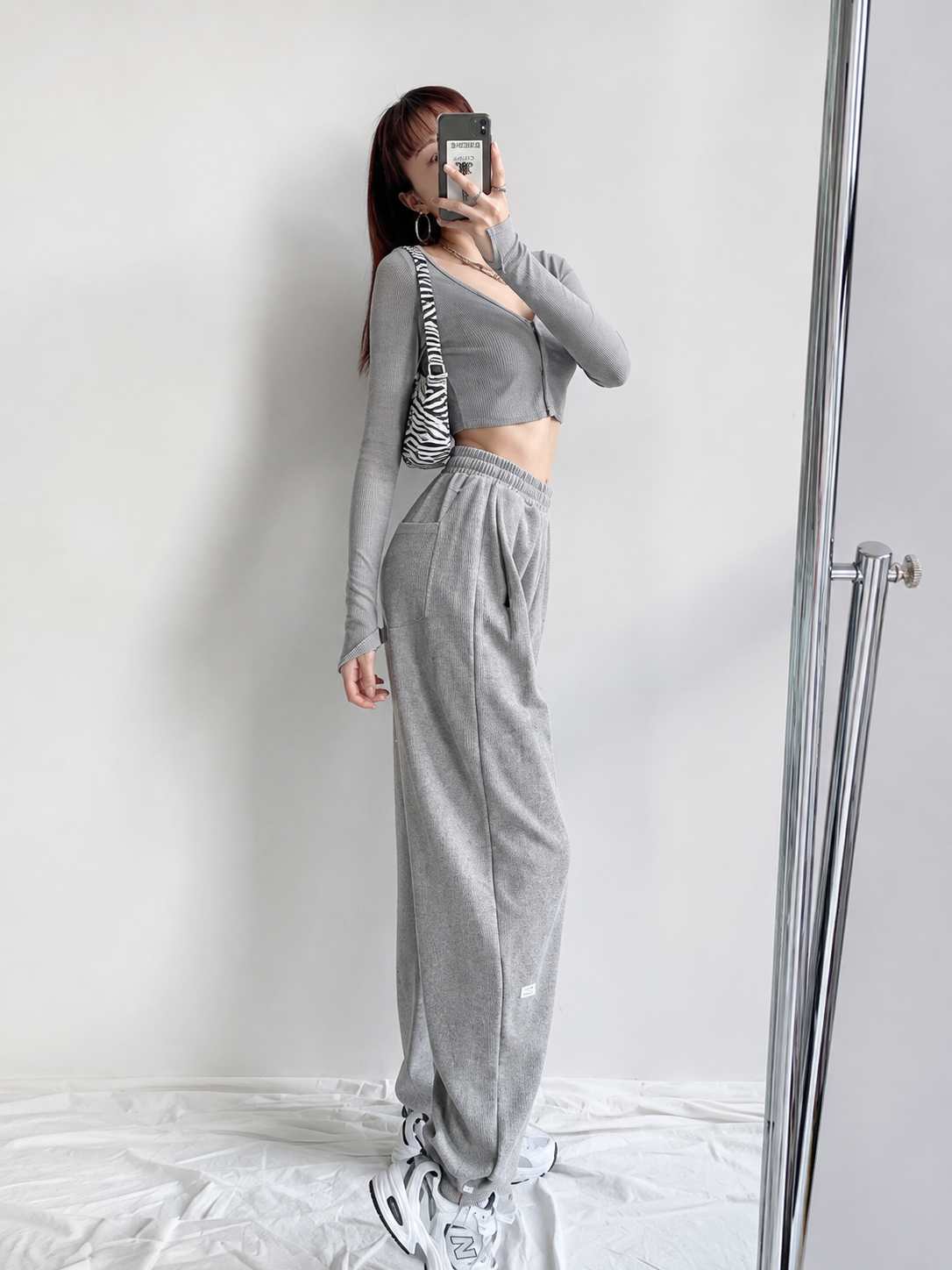 American-style Letter-print Casual Jogger Pants For Women